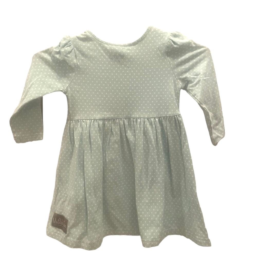 Matilda Jane beautiful light mint green polka dots dress size 2